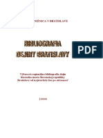 Bibliografia Dejinybratislavy