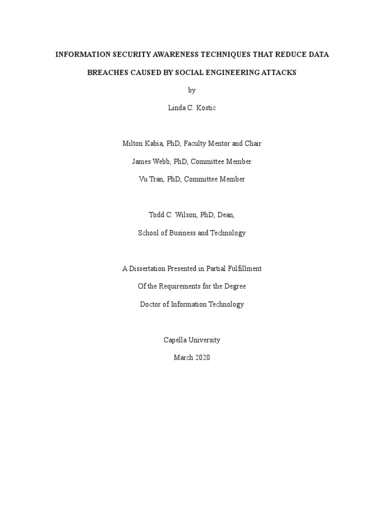 Information Security Awareness Pdf Information Security Social