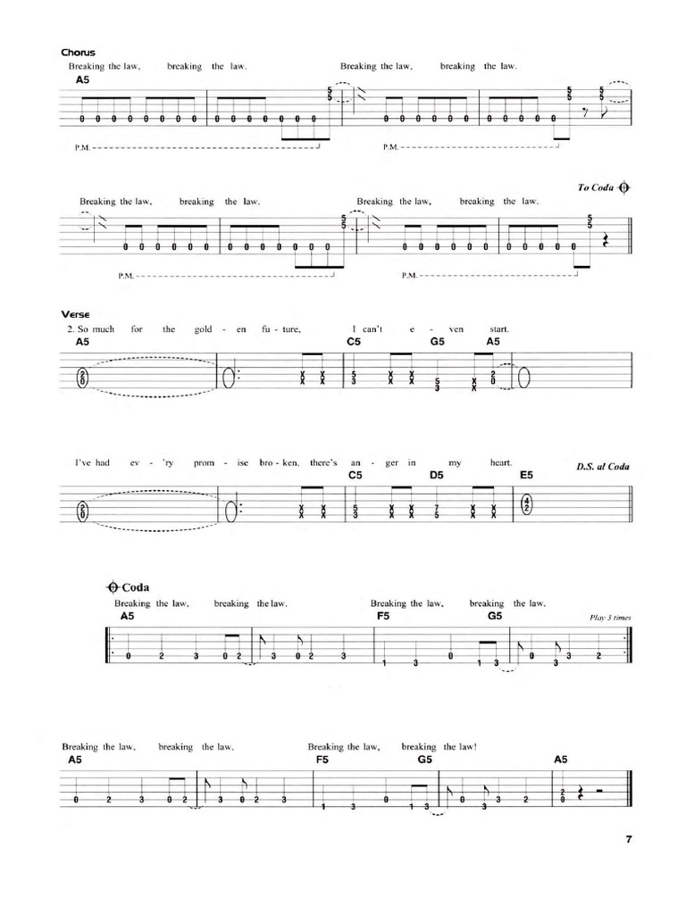 Guitar Tab Method Song Book 1 PDF