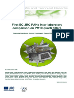 First Ec-Jrc Pahs Inter-Laboratory Comparison On Pm10 Quartz Filters