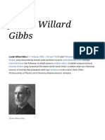 Josiah Willard Gibbs - Wikipedia Bahasa Indonesia, Ensiklopedia Bebas
