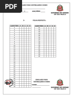 Simulado para Vestibulares e Enem