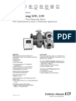 Proline Promag 50W, 53W: Technical Information