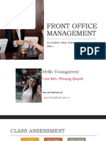 Chapter 2 - Hotel Organization and Front Office Manager