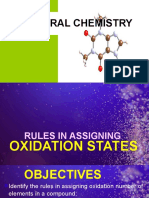 General Chemistry Rules for Assigning Oxidation States
