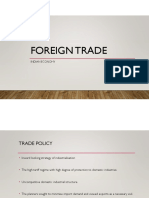 Foreign Trade - BOP