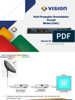 Hasil Pengujian Demodulator Prevail c68l (05 Des 2018)