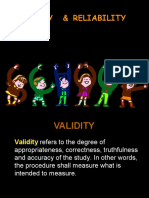 VALIDITY & RELIABILITY: ASSESSING THE ACCURACY AND CONSISTENCY OF RESEARCH MEASURES