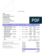 Tax Invoice: Chander Traders