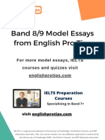 Band 8 9 Essays From English Pro Tips