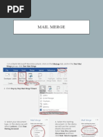Mail Merge Flowchart | PDF