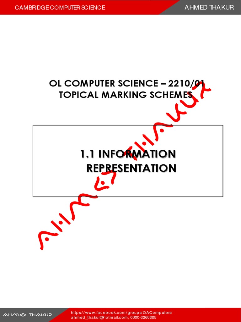 2210 Computer Science Past Papers | PDF | Computer Data | Encodings