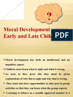 Moral Development Among Early and Late Childhood