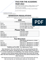 Admission Notice 2022 Nursery-Happy Hoppers 2