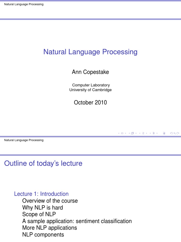 Natural Language Processing | PDF | Morphology (Linguistics) | Linguistics