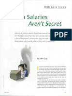 Case - When Salaries Arent Secret