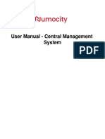 User Manual - Central Management System