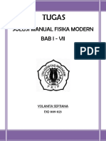 Tugas Solusi Manual Fisika Modern Bab I - Vii Yolanita Septiana E1q