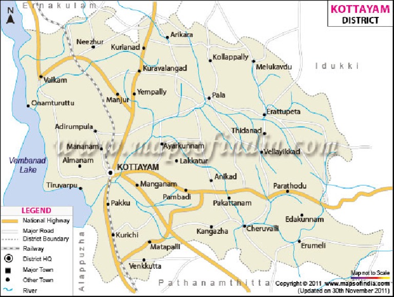 Kottayam District Map | PDF