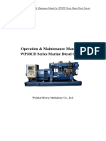 Operation Manual For WP10CD Series Marine Diesel Gen-Set