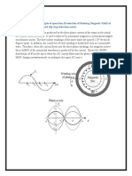 P1: Explain The Working Principle of Operation (Production of Rotating Magnetic Field) of Three Phase Squirrel Cage and Slip Ring Induction Motor