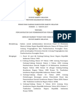 Perda Nomor 11 Tahun 2017 Tentang Pengangkatan Dan Pemberhentian Perangkat Desa