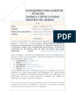 Documentos Requeridos Apelacion Becas