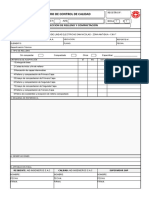 Inspección de relleno y compactación