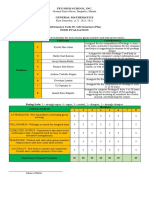 PETA 3 Peer Evaluation Form Individual