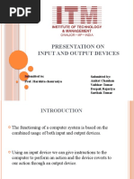 Presentation on Input and Output Devices-2