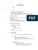 Lesson Plan Date: December 28, 2021: Gauss-Jordan Elimination Method