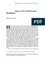 On The Evolution of The World Income Distribution: Charles I. Jones