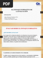 El Enfoque Formativo en La Evaluacion