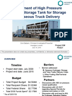 Development of High Pressure Hydrogen Storage Tank For Storage and Gaseous Truck Delivery