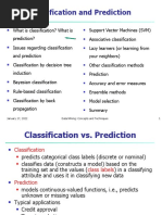 Classification and Prediction