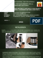 Análisis metalográfico y propiedades de aceros aleados