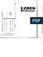 Uzbek English English Uzbek Dictionary and Phrase Book Romanized Hippocrene Dictionary Amp Phrase Books