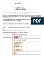 15.06.20 Maths Task 1 Writing and Drawing Fractions