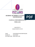 Case Study 1 MLT07190003 NUR HAZIRAH AMANI - Gram Positive Cocci