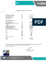 Certificado de Calidad - Cemento Tipo HS - Mayo 2021