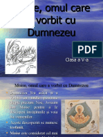 Clasa A V-A - Moise - Omul - Care - A - Vorbit - Cu - Dumnezeu