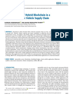 Implementation of Hybrid Blockchain in A Pre-Owned Electric Vehicle Supply Chain