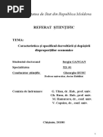 referat științific anul II