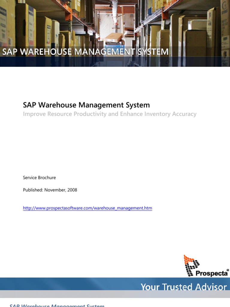 Sap WM | PDF | Warehouse | Systems Theory