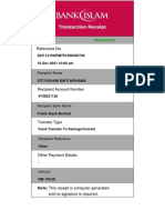 Transaction Receipt