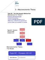 Macroeconomic Theory Dynamic AD-AS Model