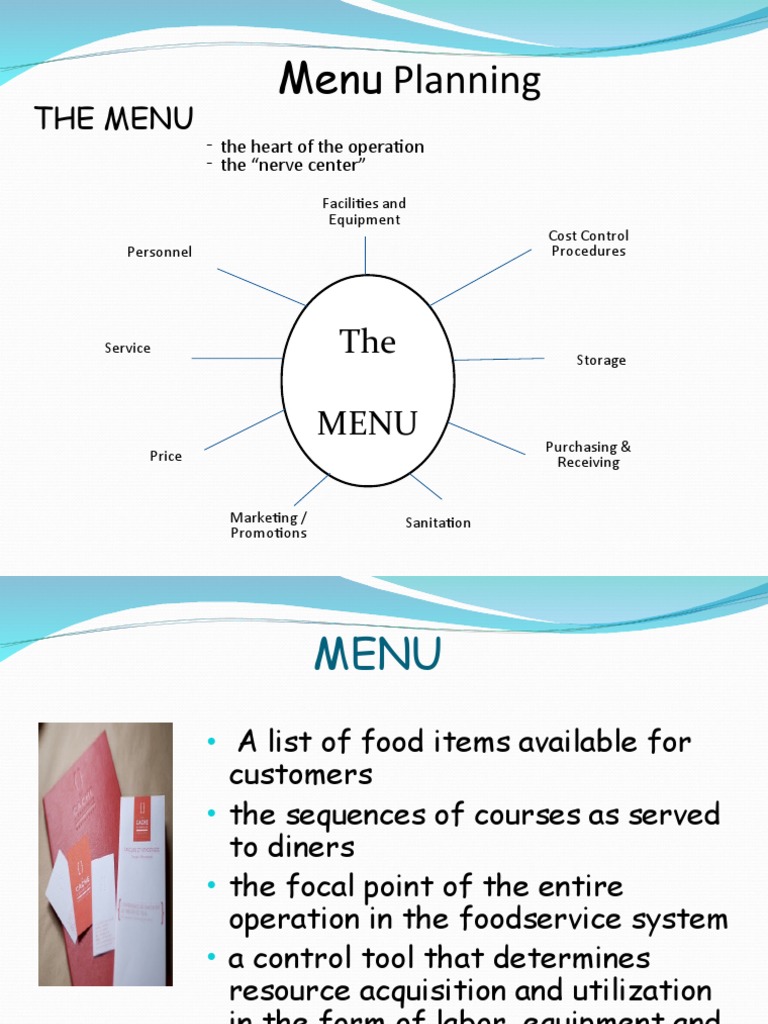 Essential Guide to Menu Planning | PDF | Menu | Foods