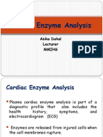 Cardiac Enzyme Analysis: Anika Dahal Lecturer Mmihs