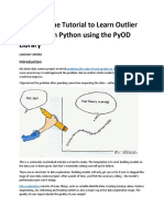 An Awesome Tutorial To Learn Outlier Detection in Python Using The Pyod Library