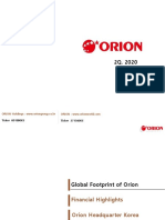 ORION Holdings: WWW - Oriongroup.co - KR: Ticker 271560KS Ticker 001800KS